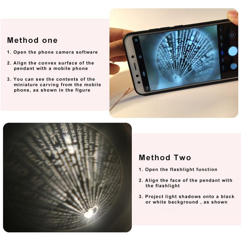 I Love You Necklace in 100 languages