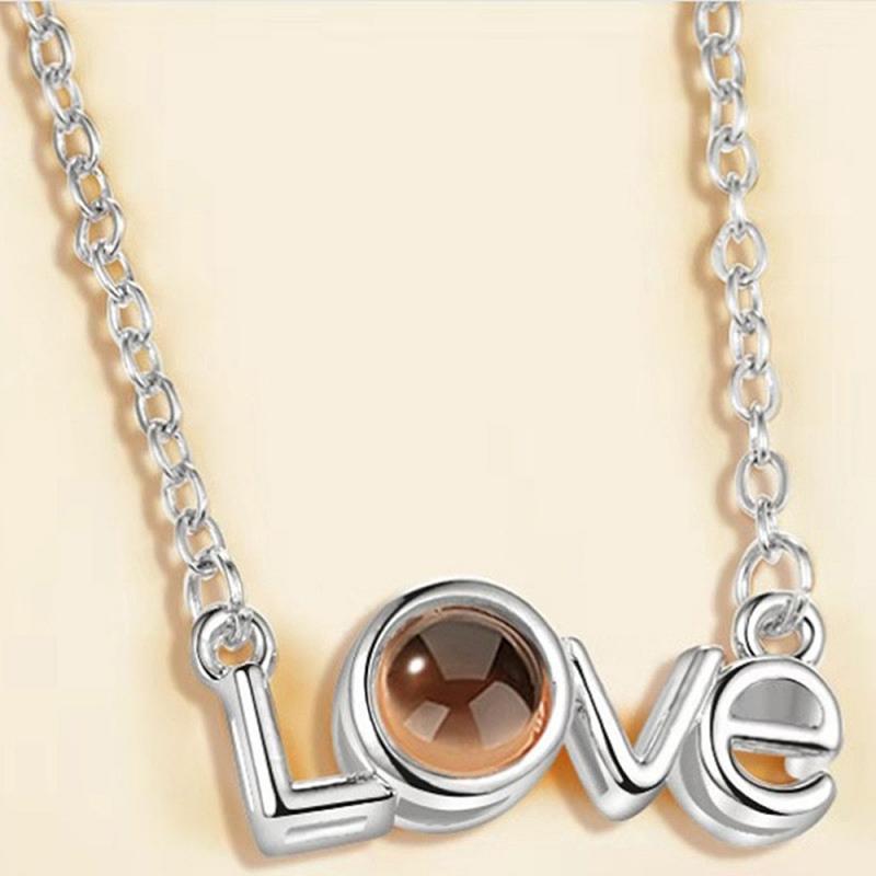I Love You Necklace in 100 languages