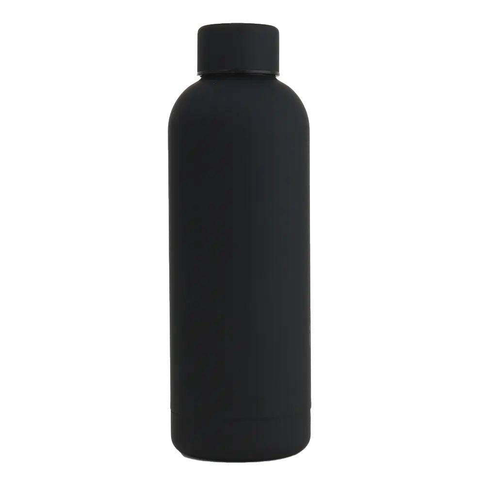 17oz Rubber Vacuum Insulated Stainless Steel Water Bottle